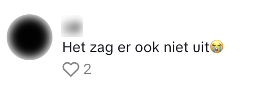 broodje zag er niet uit