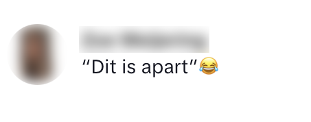 dit is apart 
