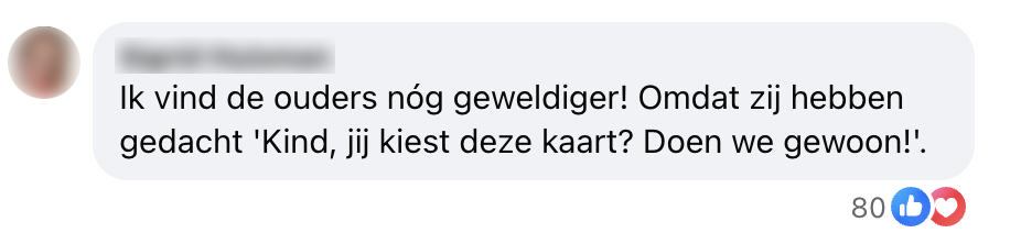kaart gekozen