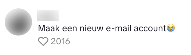nieuw account