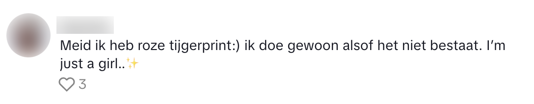 tijgerprint profielfoto