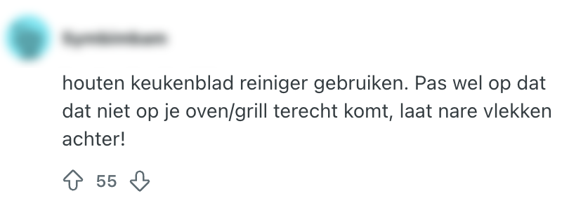 keukenblad reiniger