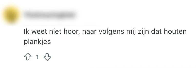 houten plankjes