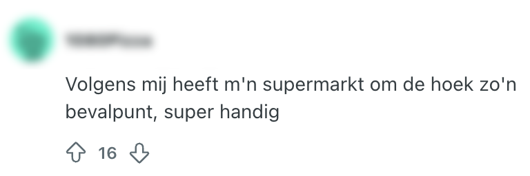 bevalpunt ups