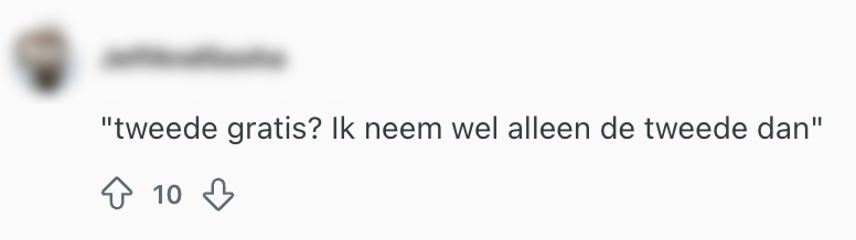 tweede gratis grap