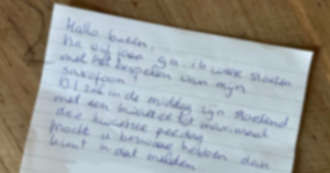 afbeelding briefje