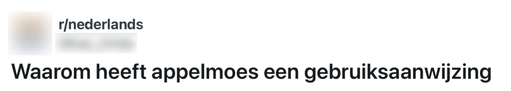 appelmoes gebruiksaanwijzing pot