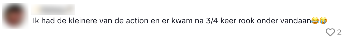 blunder vrouw