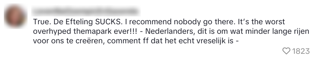 Efteling toerist