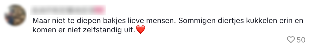 schaaltje water tuin egels vogels natuur boswachter