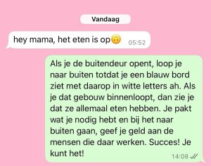 puber moeder Whatsapp appje