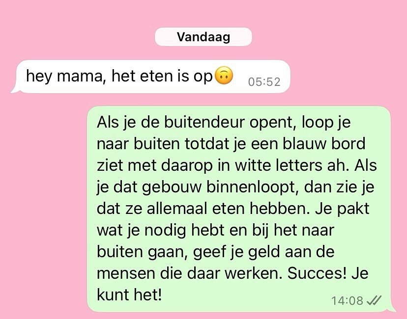 puber moeder Whatsapp appje