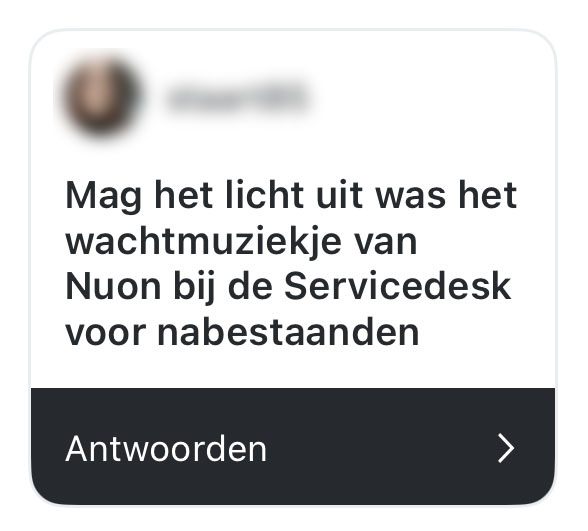 licht uit nuon