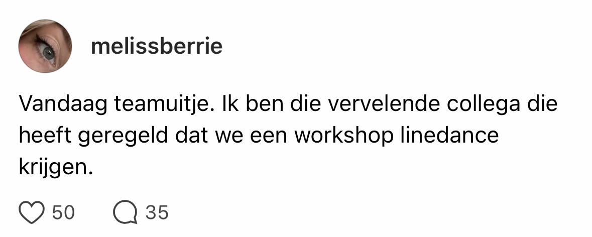teamuitje collega's