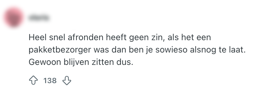 afronden geen zin
