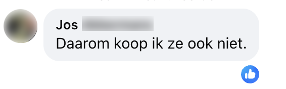 koopt geen snoepgroente