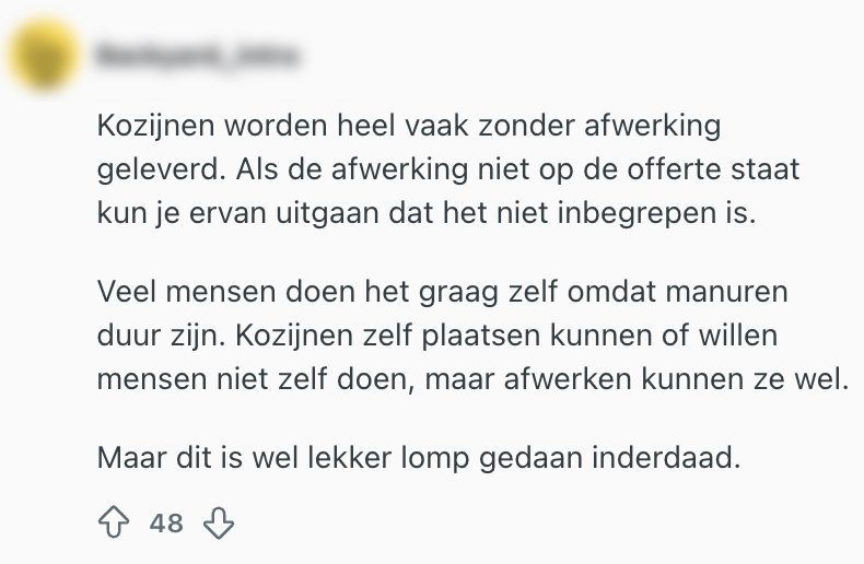 afwerking