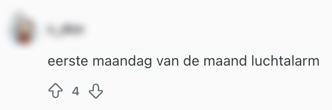 luchtalarm geluiden