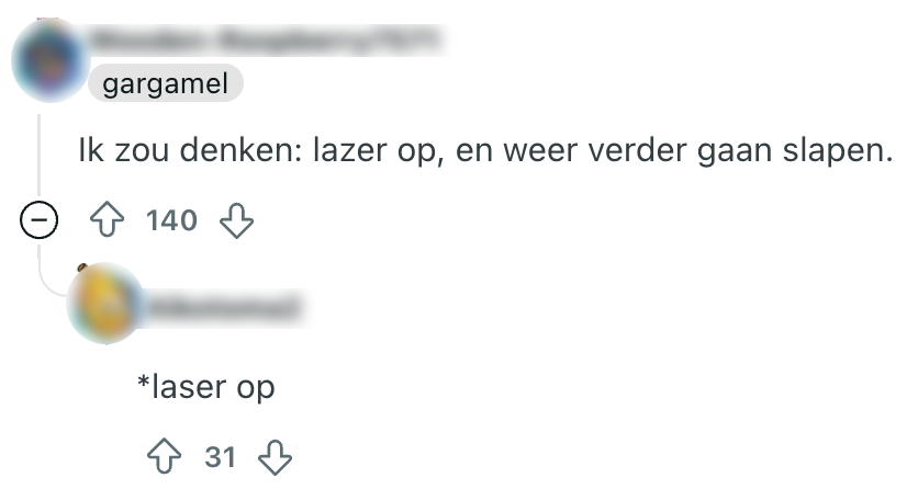 laser op