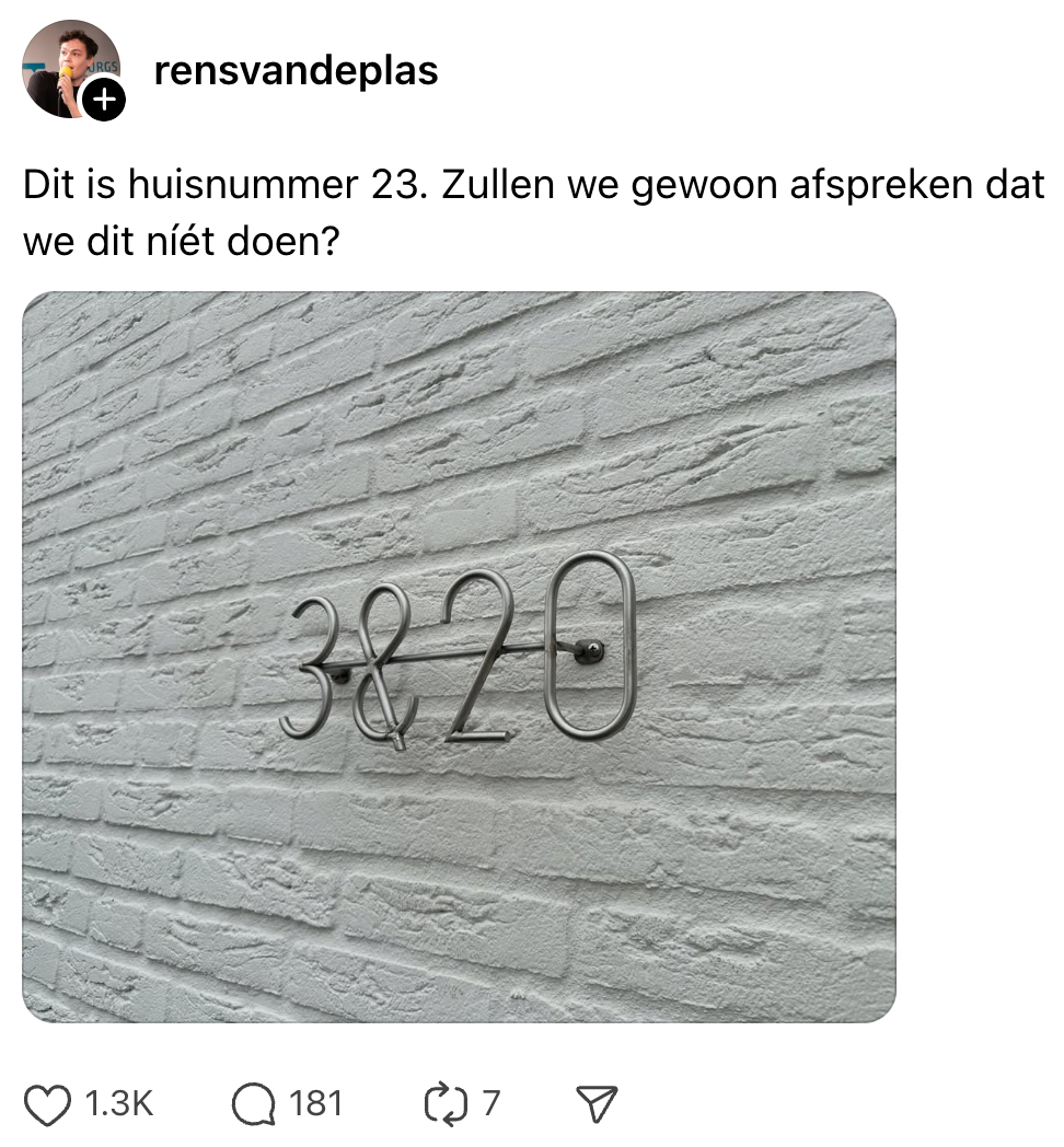 huisnummer