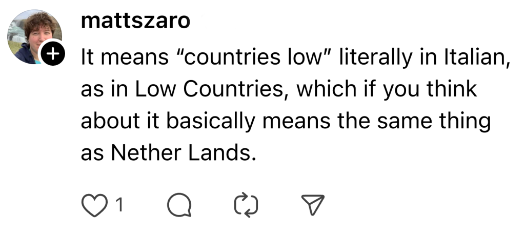 kaart Nederland Italië