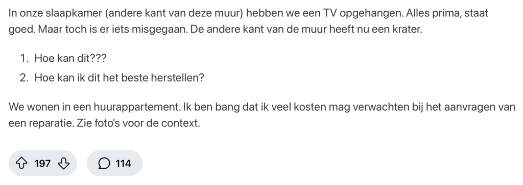 krater muur
