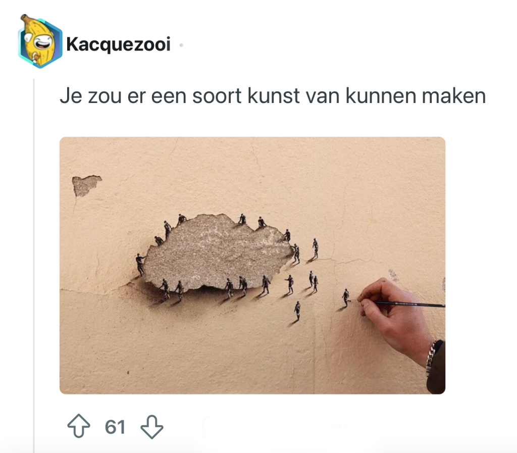 tv bewoner ophangen klussen