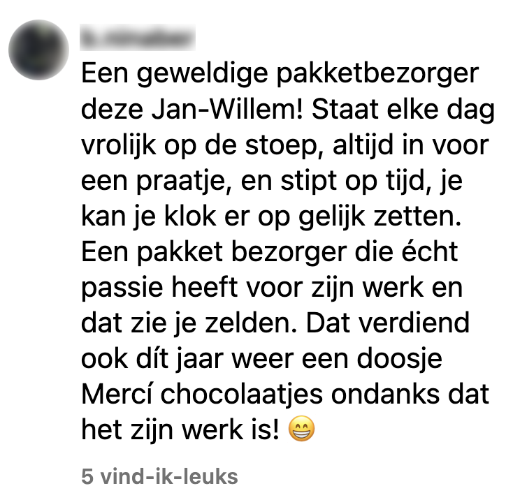 pakketbezorger