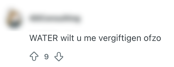 water