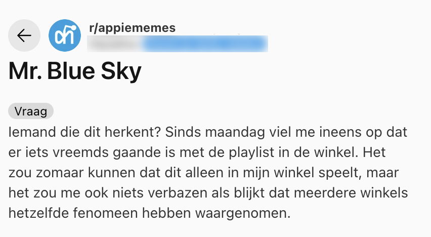 albert heijn muziek