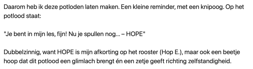 schoolspullen potlood