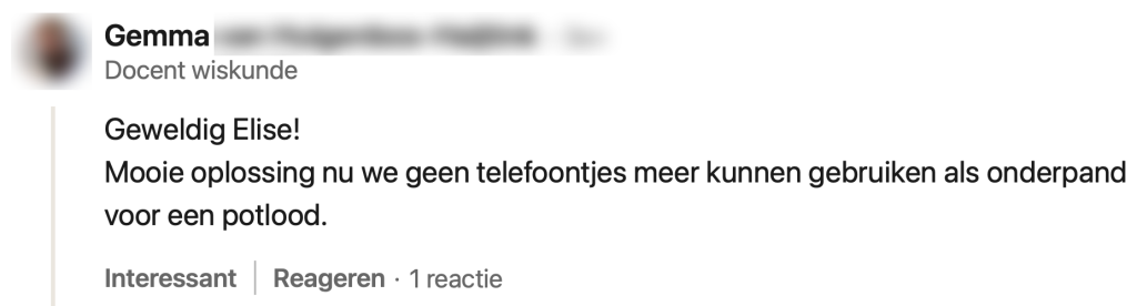 docent leerlingen spullen lesmateriaal