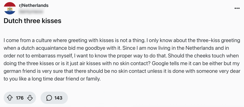 drie zoenen nederlands 