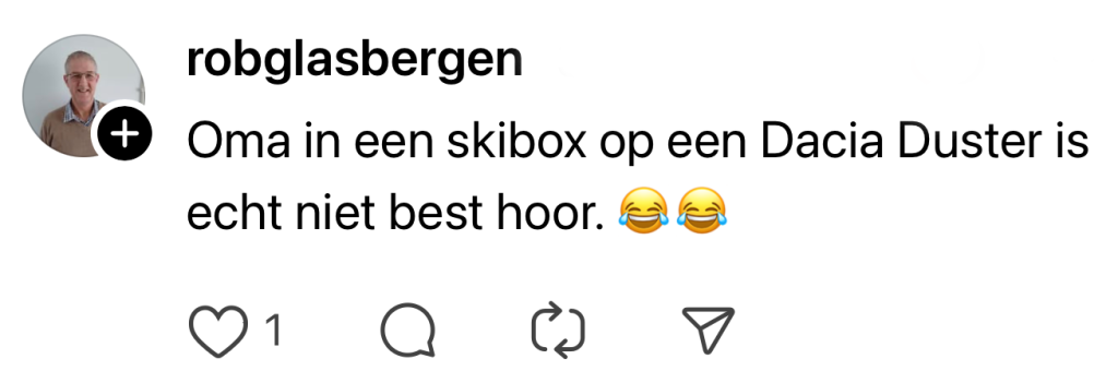 dakkoffer auto koffer snelweg