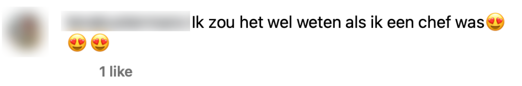 chef horeca sollicitatie