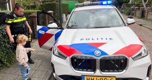 politieauto zonder