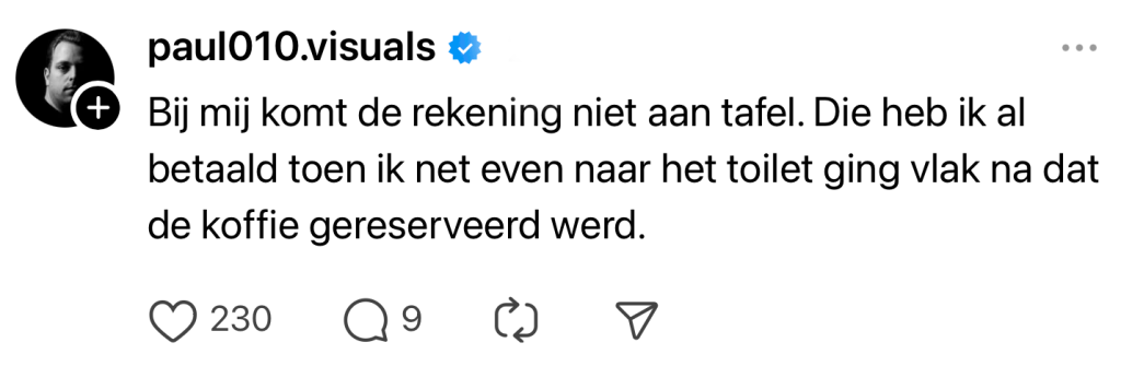 date rekening betalen nederlands