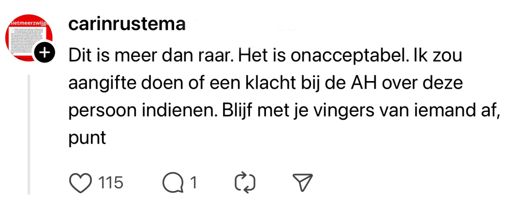 opmerking bizar 