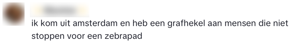 fietsers nederland amsterdam zebrapad