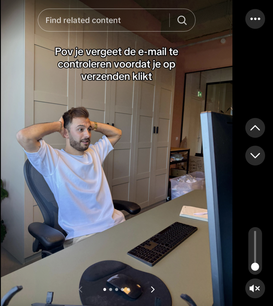 tikfouten e-mail werk