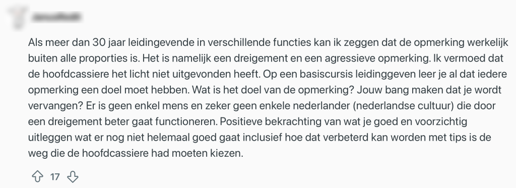 hoofdcassière kassa 