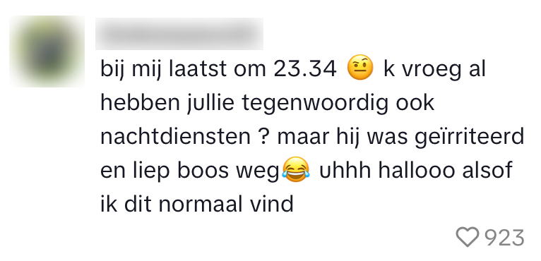 tijdstip pakket bel