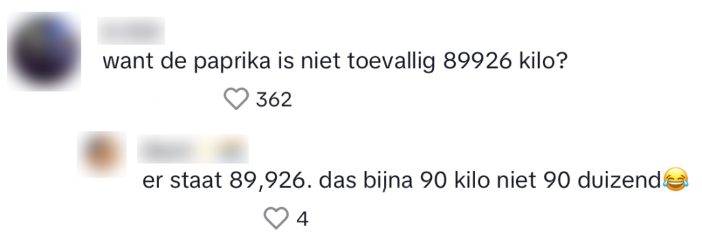 albert heijn zelfscan kassa paprika