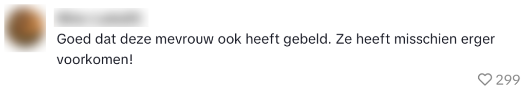 politie melding vrouw