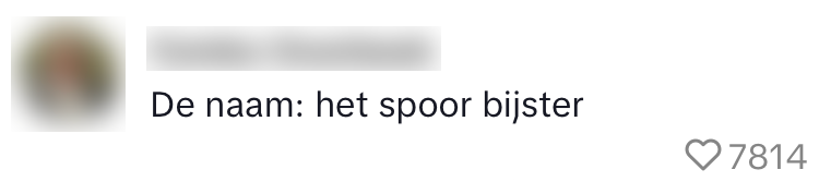 Café horeca trein spoor