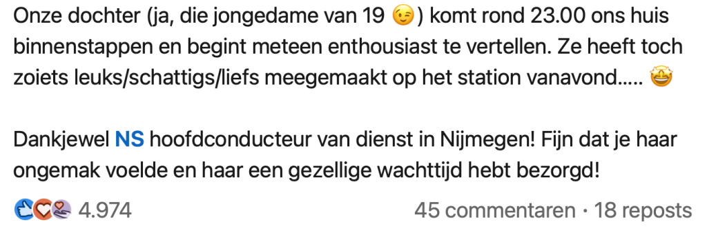 nijmegen onveilig reiziger vrouw