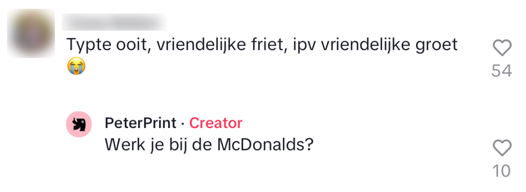 tikfouten e-mail werk