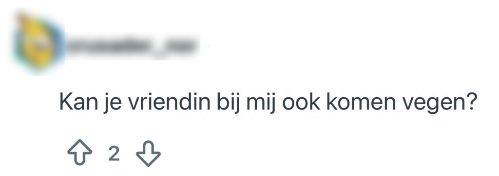 briefje buren bewoner 