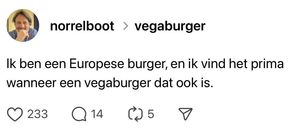 vleesvervangers Europees Parlement namen