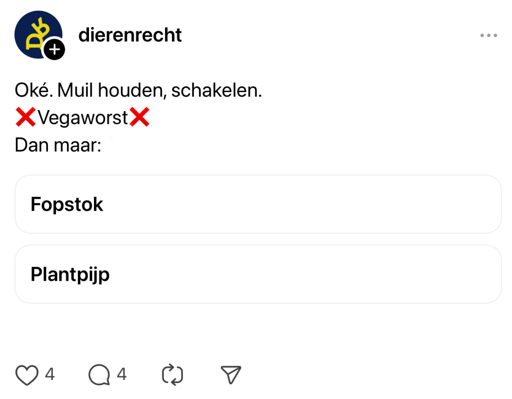 burger steak worst verbod